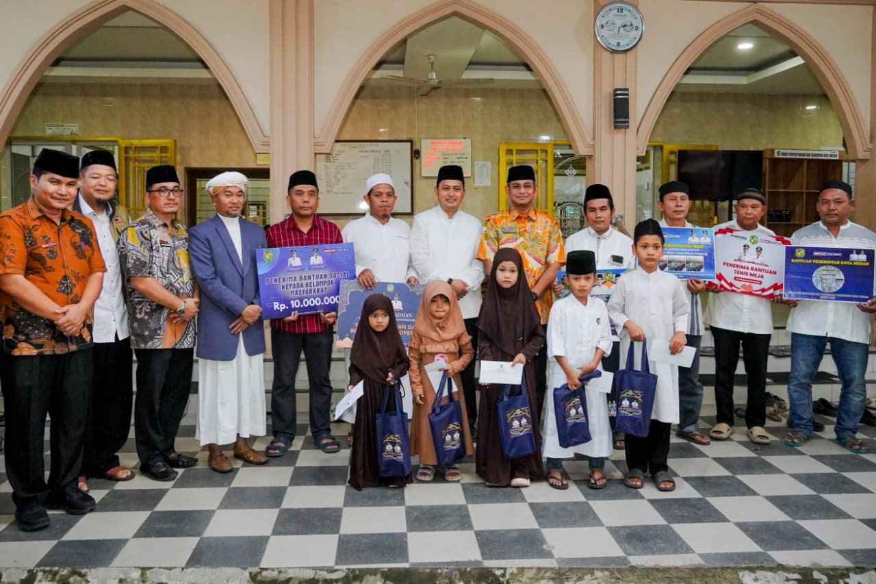 Pererat Silaturahmi dan Berbagi Berkah, Pemko Medan Safari Ramadan di Masjid Al Hasanah Polonia