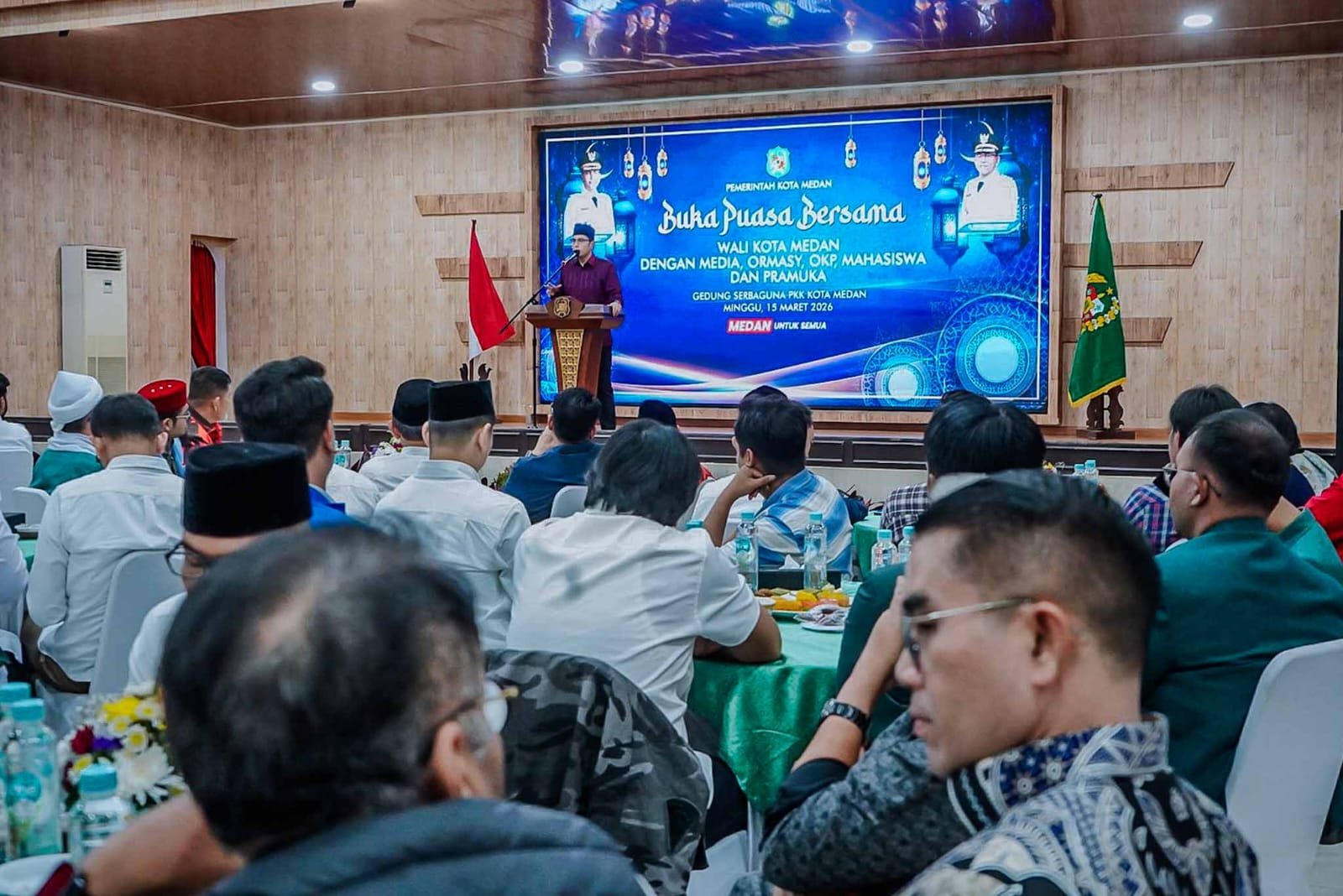 Buka Puasa Bersama Insan Media dan Ormas, Rico Waas Ajak Perkuat Persatuan dan Soliditas Kota Medan