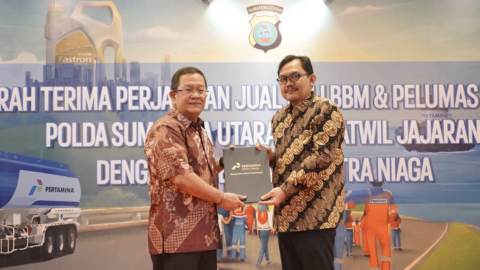 Pertamina Patra Niaga dan Polda Sumatera Utara Teken Kontrak BBM Non Subsidi 2026