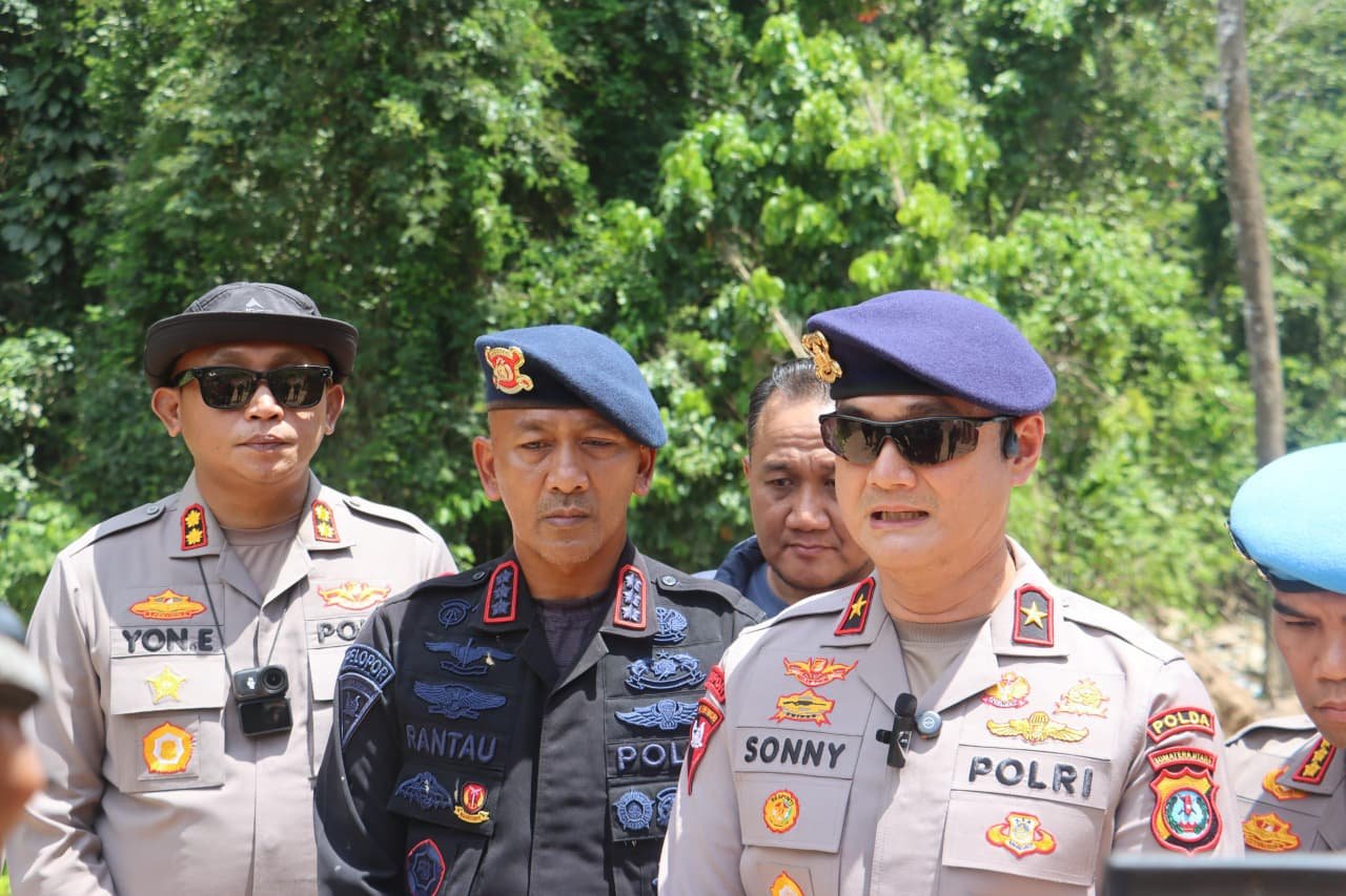 Sudah 17 Orang Diamankan Polda Sumut Terkait Tambang Emas Ilegal di Perbatasan Tapsel–Madina