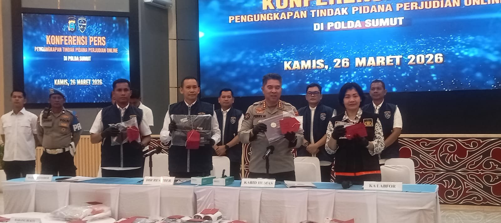Polda Sumut Ungkap Judi Online Alumni Kamboja