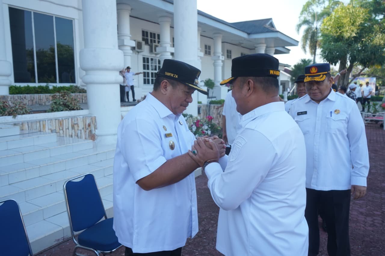 Kehadiran ASN Asahan Capai 98 % di Apel Perdana Pasca Idulfitri 1447 H