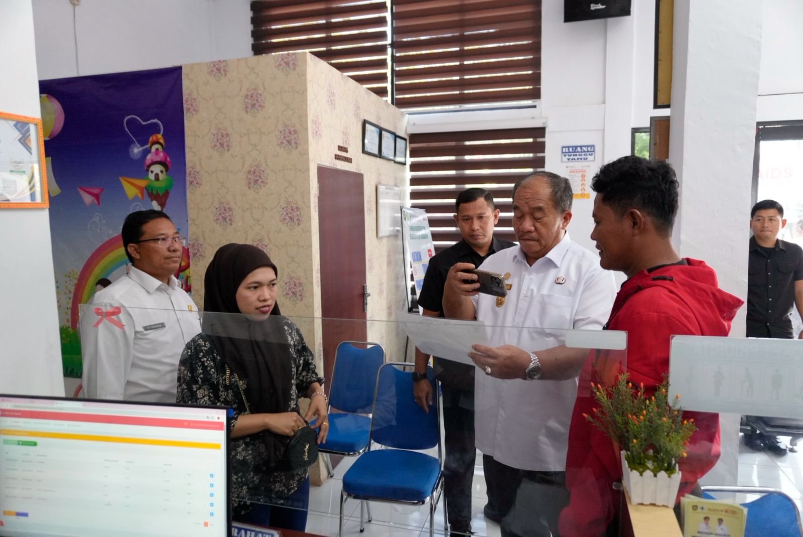 Pasca Lebaran, Bupati Asahan Tinjau Pelayanan Publik  