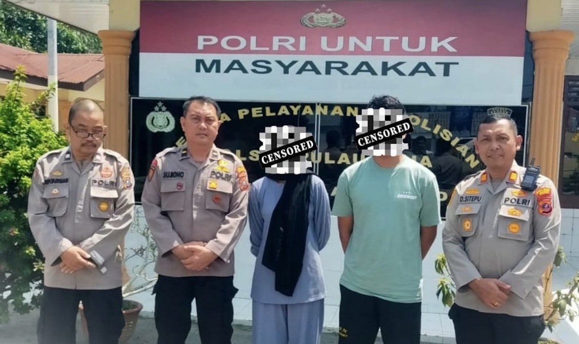 Polres Asahan Amankan Sepasang Kekasih yang Buang Bayinya