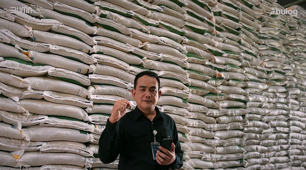Stok Beras Bulog Sumut Melimpah, Capai 63.000 Ton