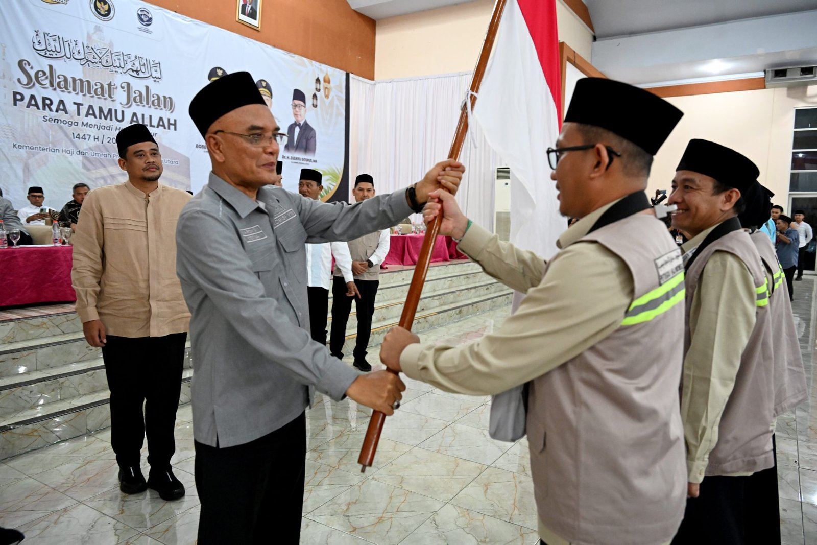 Kloter 2 Jemaah Haji Sumut Dilepas Keberangkatannya, Diingatkan Pentingnya Jaga Kebersamaan