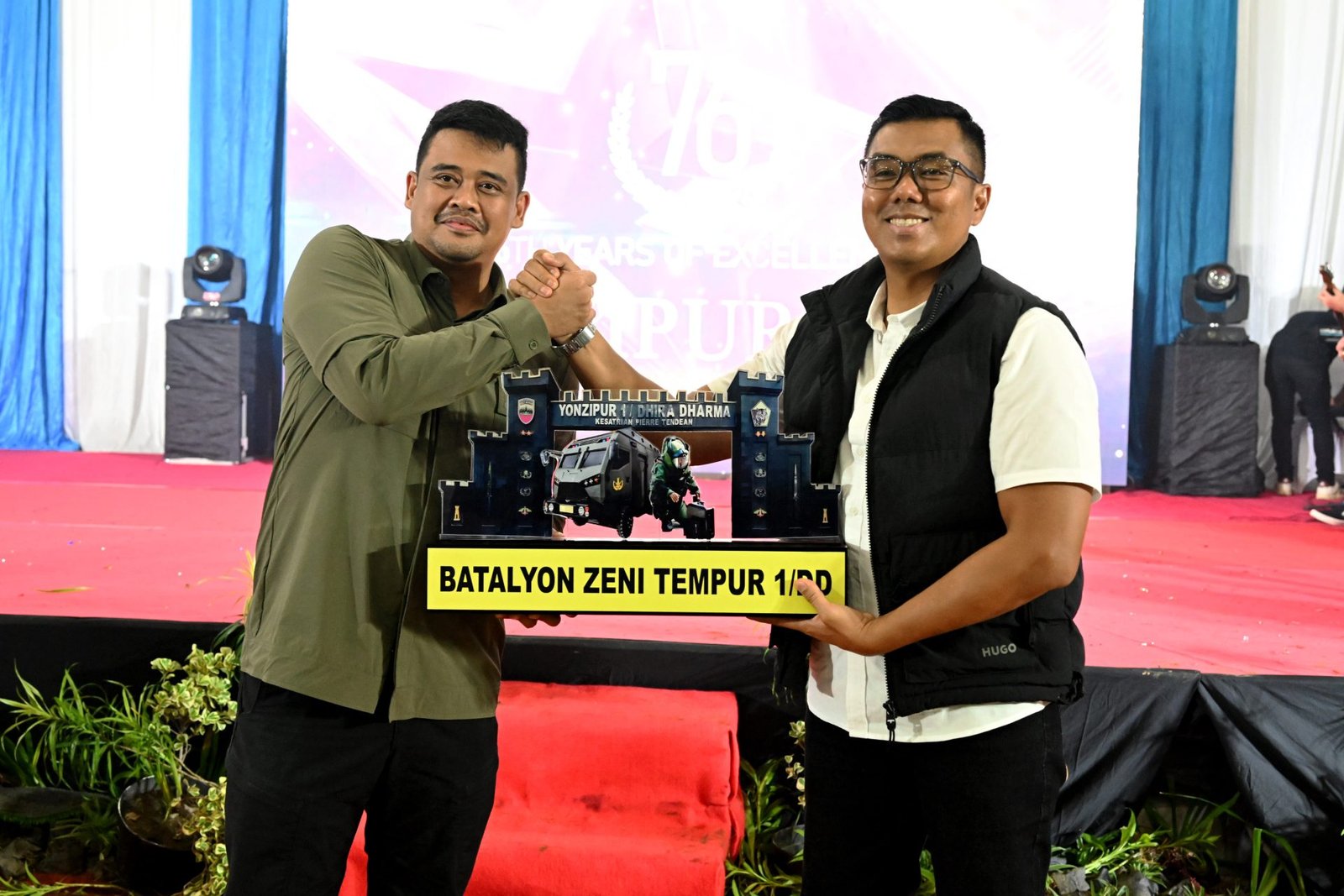 Gubernur Apresiasi Peran Yonzipur 1/Dhira Dharma dalam Pembangunan Sumut