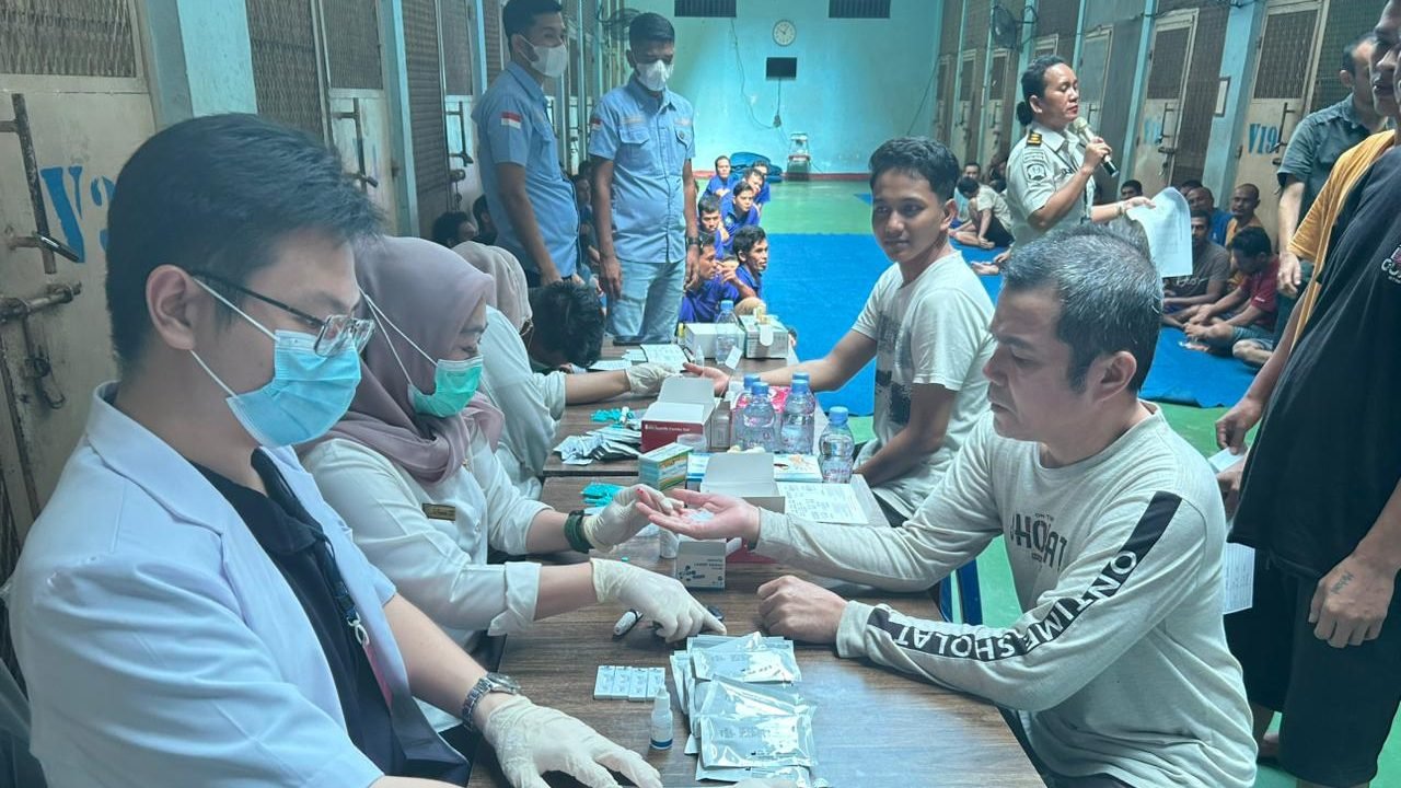 71 Warga Binaan Lapas Kelas I Medan Jalani Skrining Kesehatan, Fokus Deteksi Dini Penyakit