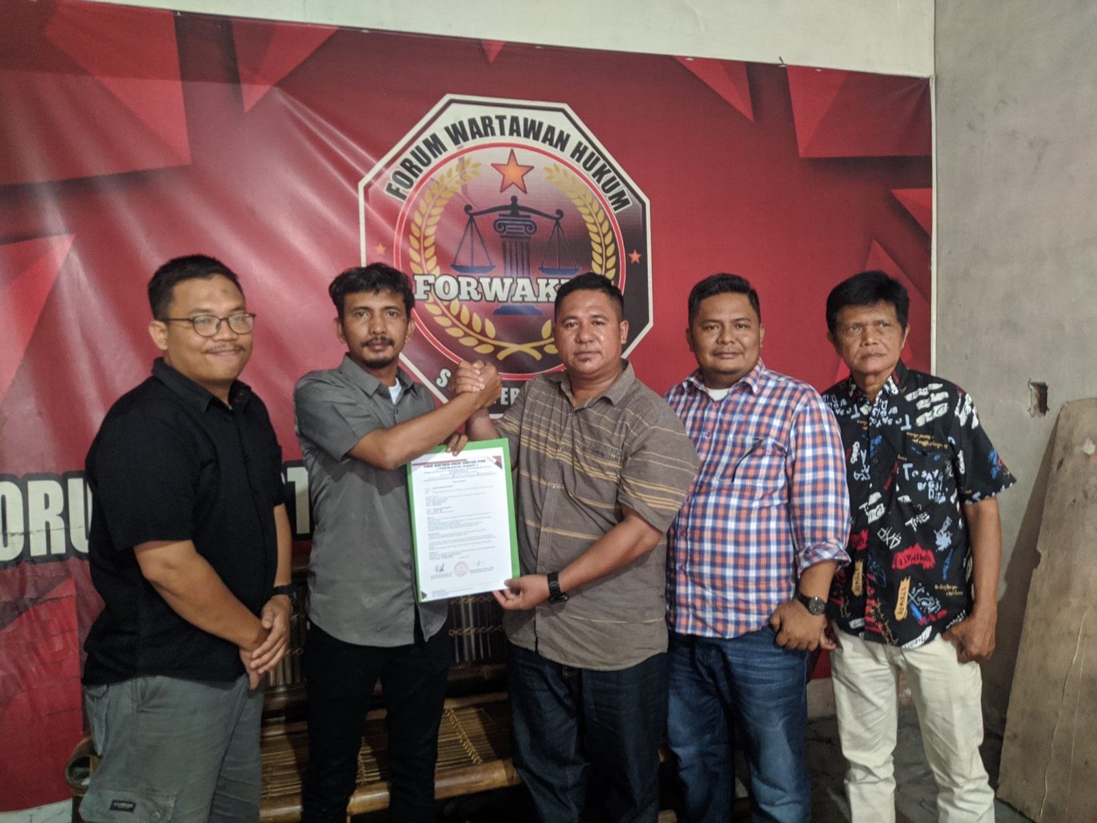 Forwakum Sumut Bentuk Kepengurusan di Kepulauan Nias, Perkuat Jaringan Wartawan Hukum