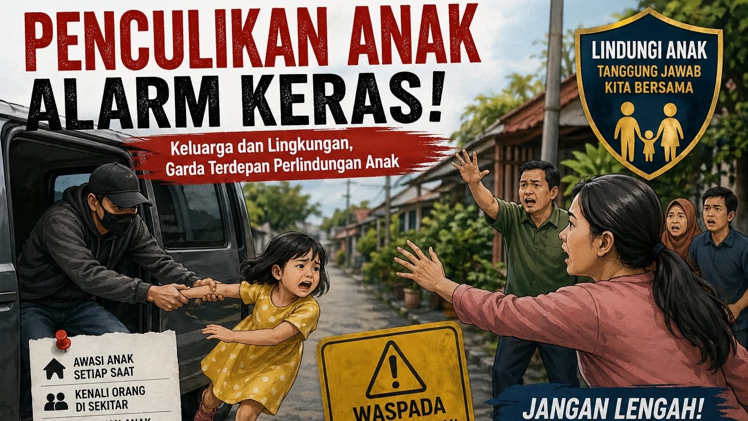 LPA Deli Serdang Soroti Kasus Dugaan Penculikan Anak : Alarm Darurat Perlindungan Pengawasan 