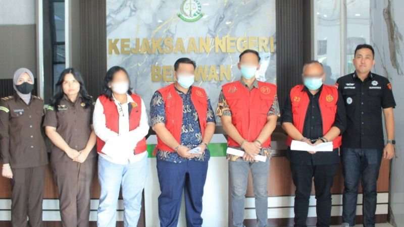 Kejari Belawan Tahan 4 Tersangka Korupsi Proyek Jalan KA Titi Papan–Medan Labuhan