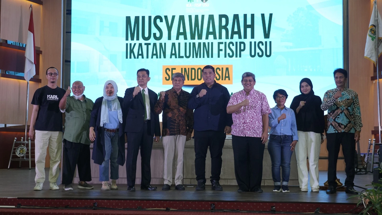 Musyawarah V IKA FISIP USU Digelar, Dr Dikki Anugerah Terpilih Aklamasi Jadi Ketua Umum 2025-2030