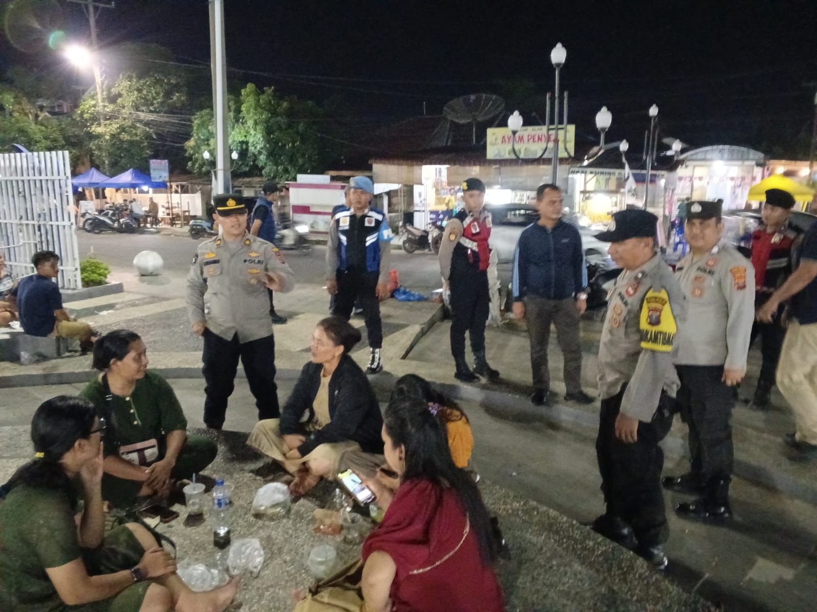 Cegah Kriminalitas dan 3C, Polres Tapteng Gelar Patroli Blue Light di Sejumlah Titik Rawan