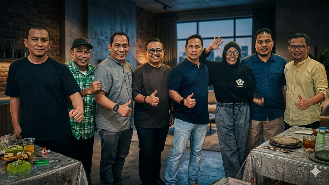 Halalbihalal Pererat Silaturahmi di Trabas Coffee Arabica Medan