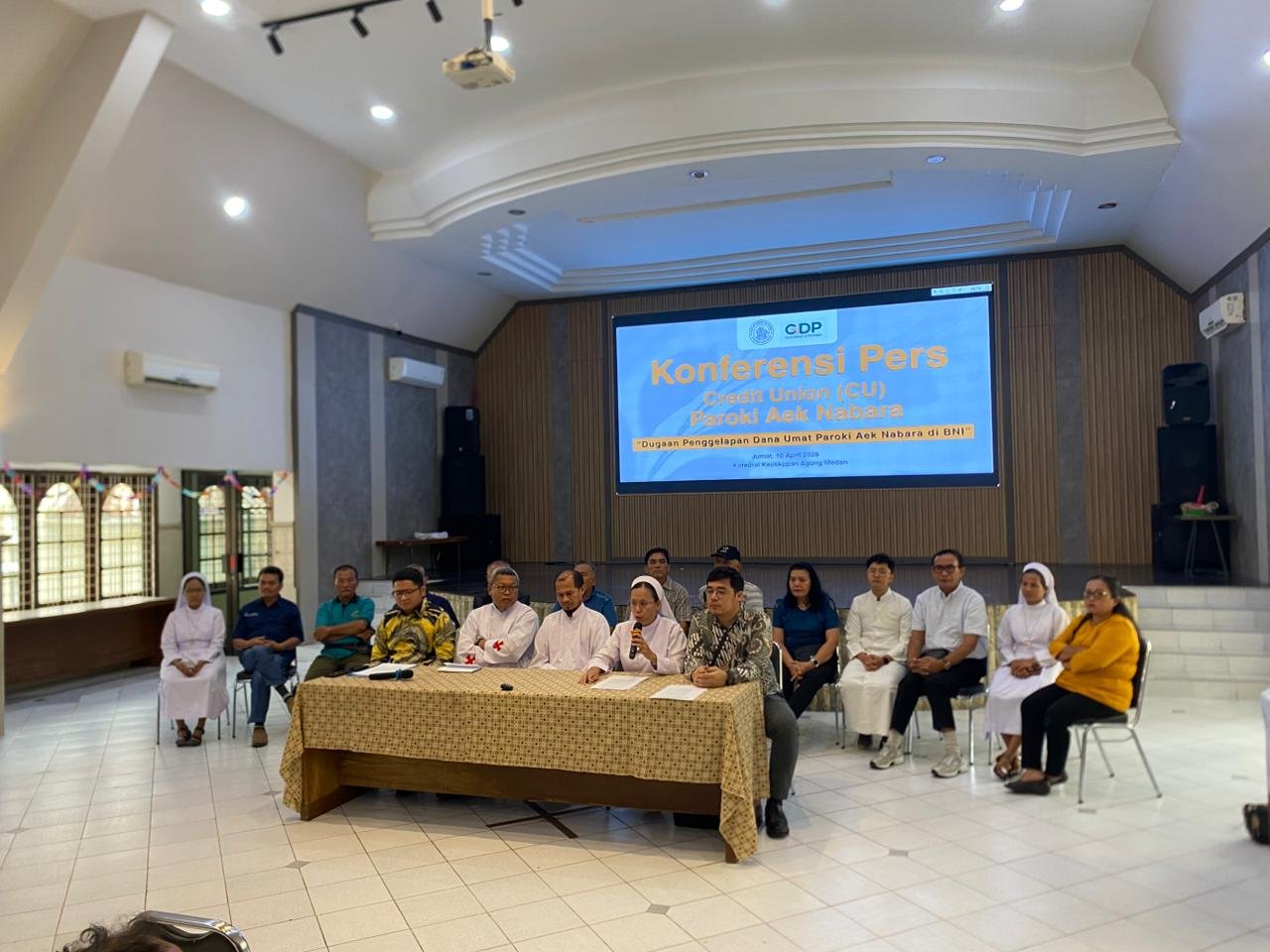 Ditipu Oknum Pegawai BNI Rp28,25 Miliar Lebih, Jemaat Gereja Paroki Santo Fransiskus Assisi Aek Nabara Minta Bantuan Presiden Prabowo