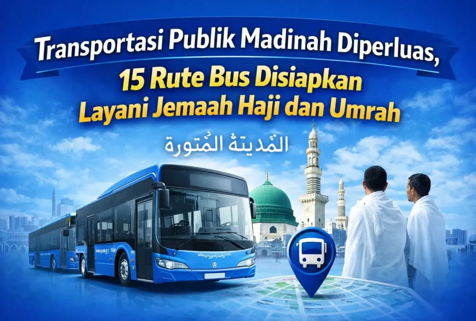 Bus Jemaah Haji Indonesia Kecelakaan Pulang dari City Tour di Jabbal Magnet Madinah, 10 Orang Luka