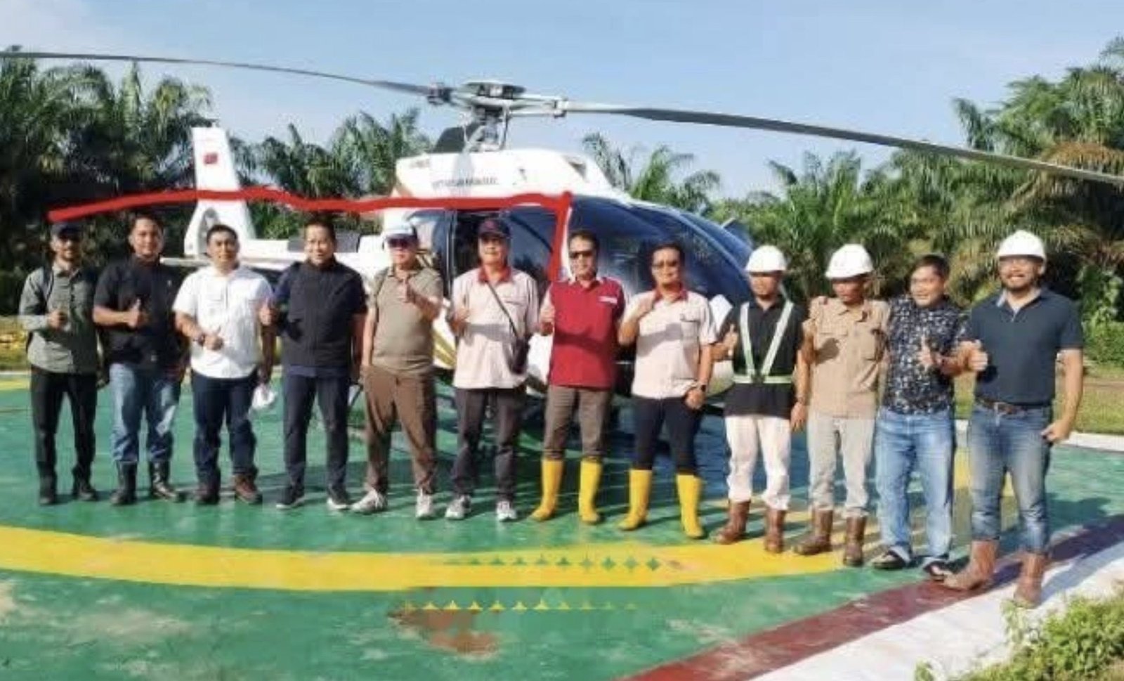 Seorang Korban Jatuhnya Helikopter PK-CFX PT KPN Plantations Dibawa Pulang ke Medan