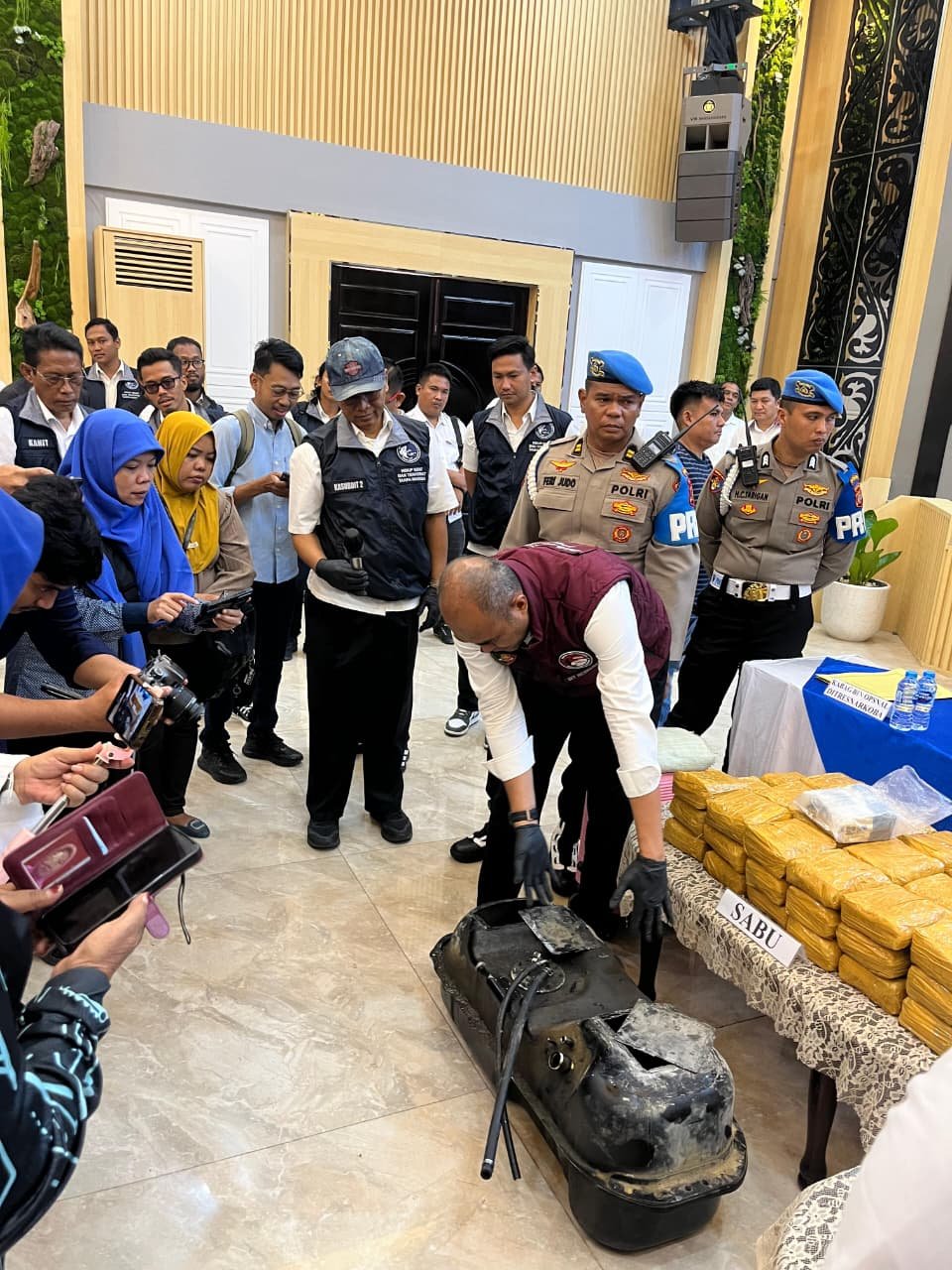 Polda Sumut Gagalkan Peredaran 22 Kg Sabu, Modus Baru Narkoba Disimpan di Tangki BBM