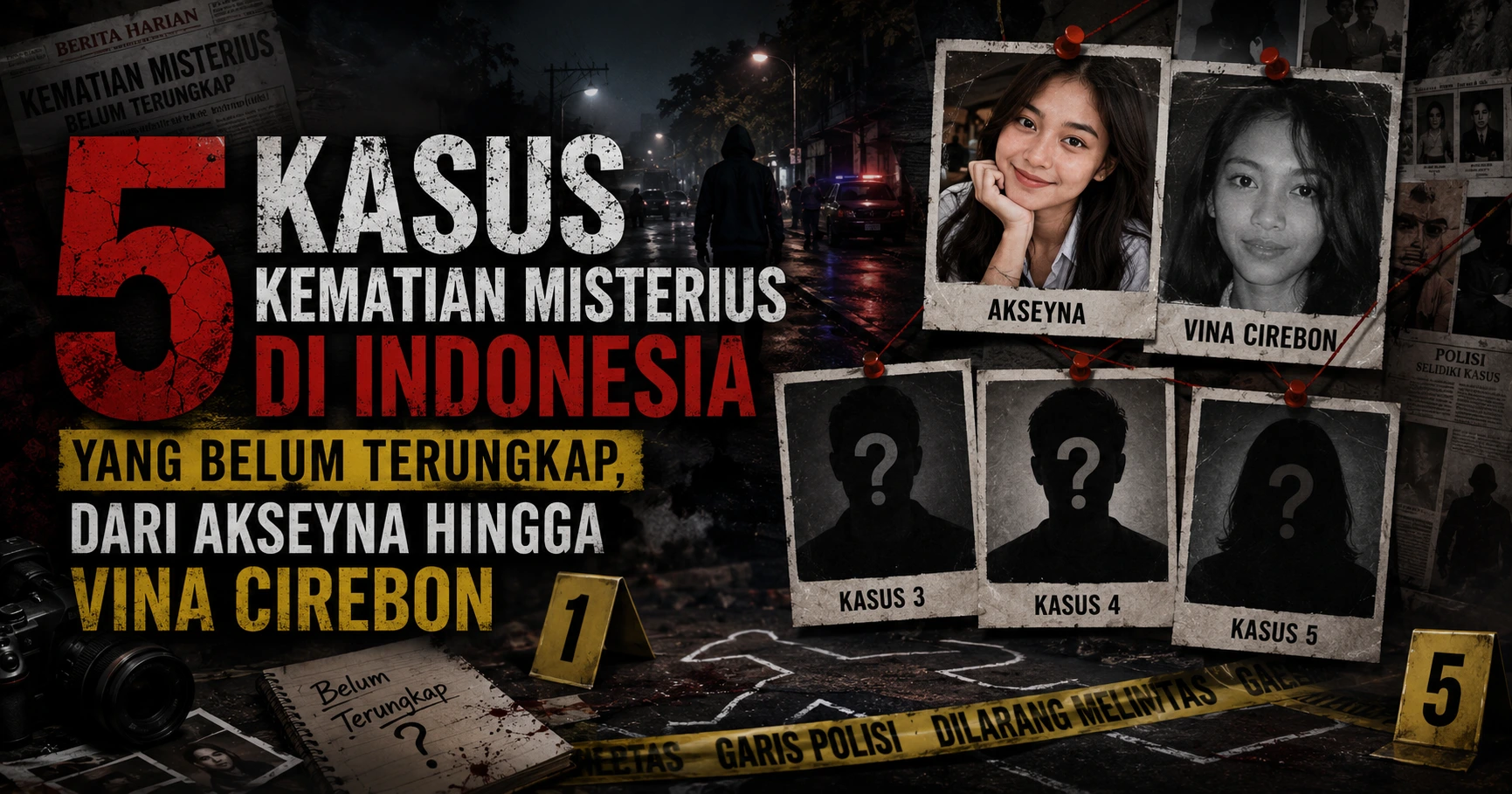 5 Kasus Kematian Paling Misterius di Indonesia, Dari Akseyna hingga Vina Cirebon Masih Jadi Tanda Tanya