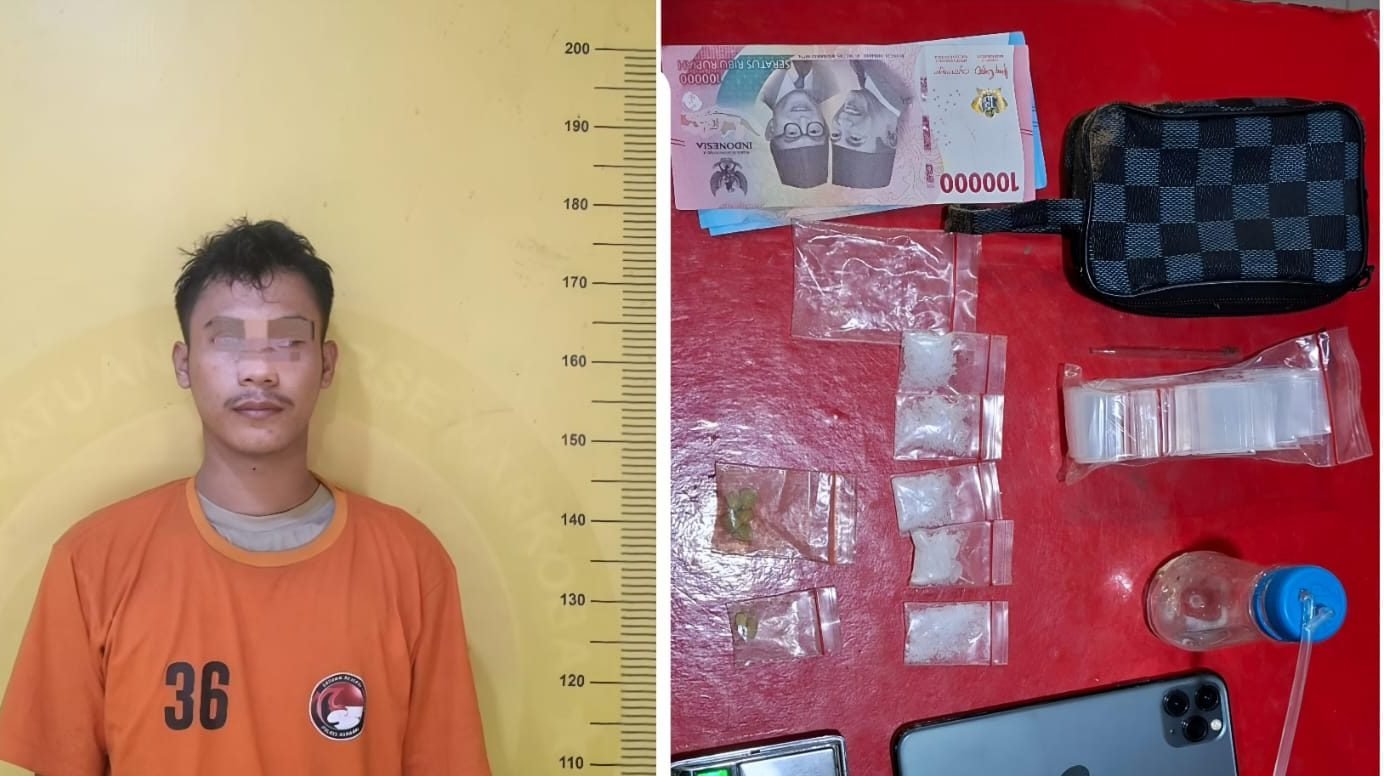 Satuan Narkoba Polres Asahan Sita Sabu dan Ekstasi di Perkebunan Sawit Air Batu
