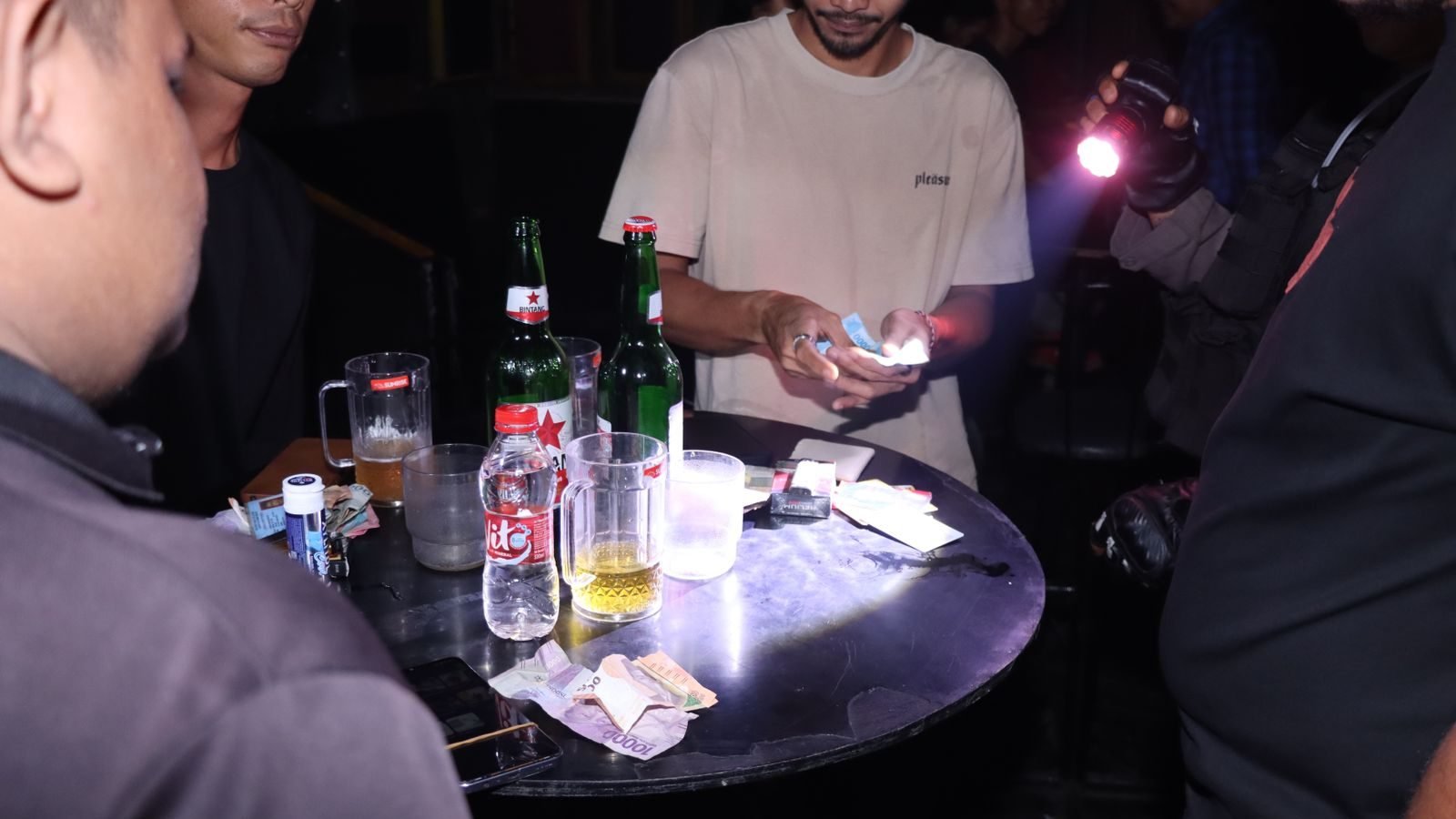 Polres Asahan Razia Tempat Hiburan Malam, Seluruh Tes Urine Negatif