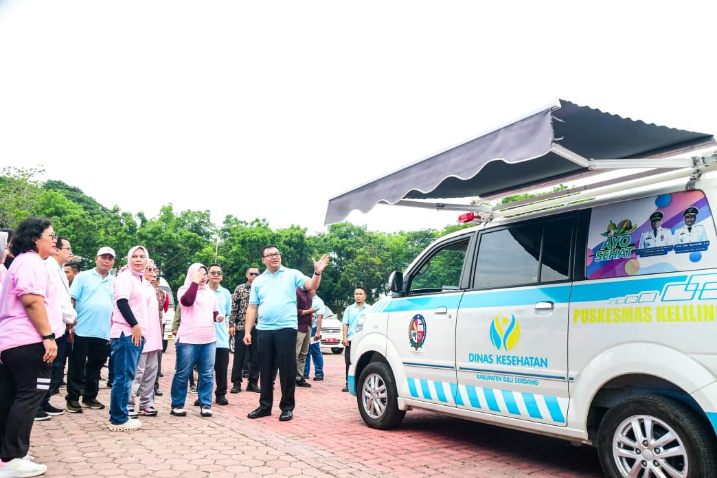 Deteksi Dini Kanker Serviks hingga ke Desa, Deli Serdang Luncurkan Mobil IVA