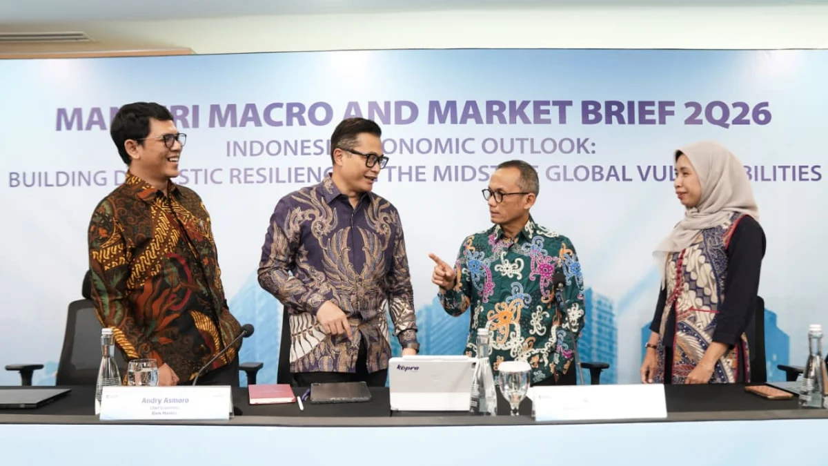 Ekonomi Indonesia Tumbuh 5,61% di Kuartal I 2026, Bank Mandiri Optimistis Hadapi Gejolak Global