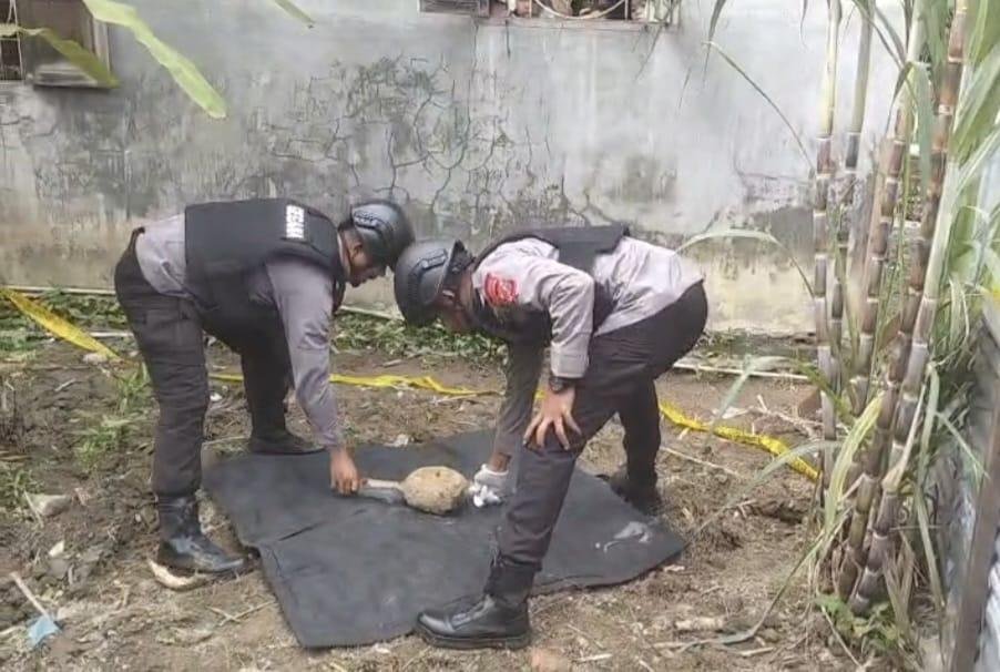 Warga Langkat Temukan Ranjau Darat Peninggalan Belanda Saat Bertani, Polisi Lakukan Pemusnahan