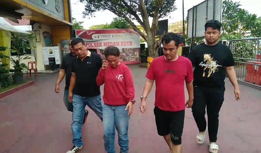 Sepasang Kekasih di Medan Ditangkap Usai Kuras Uang Lansia Rp45 Juta untuk Bayar Utang Rentenir