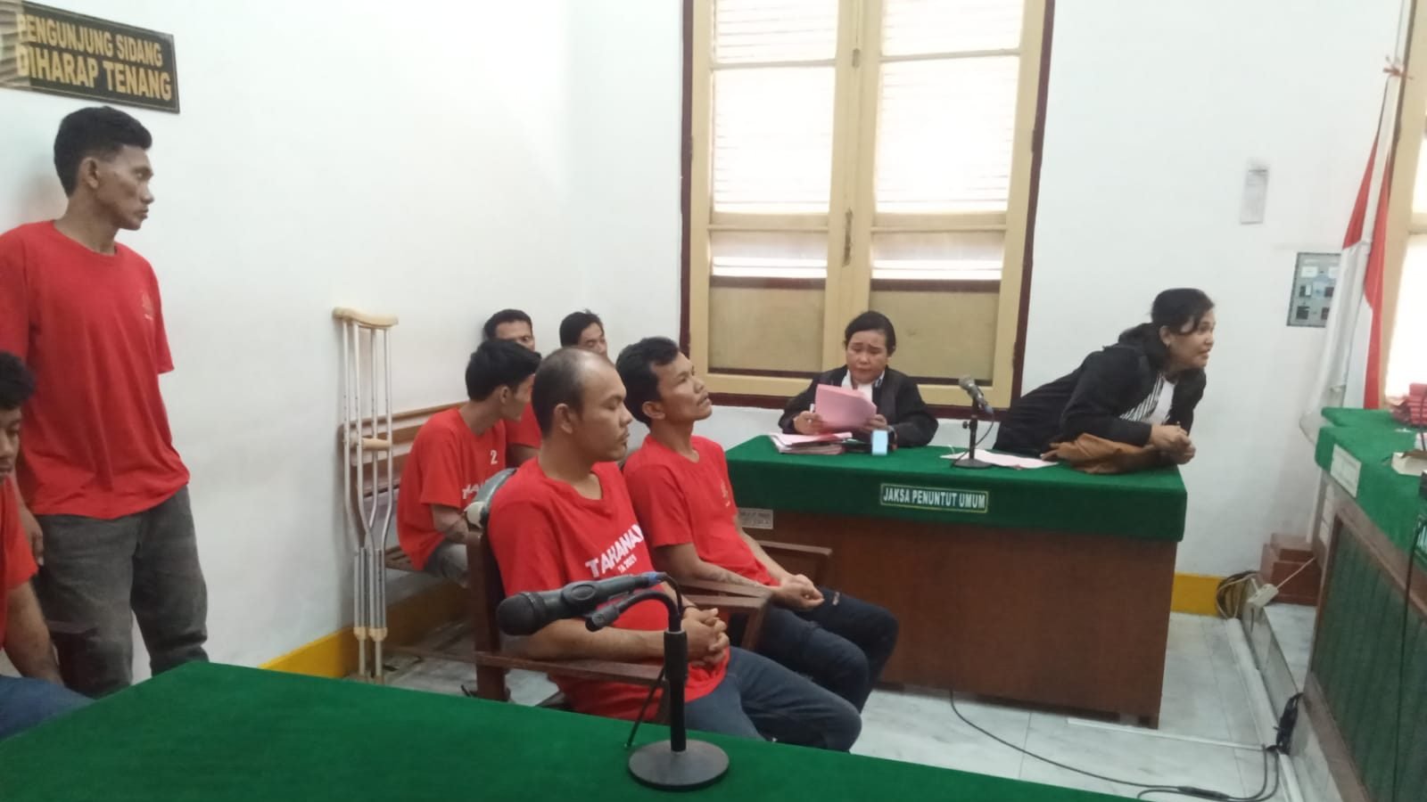 Empat Pencuri Besi Proyek Stadion Teladan Dituntut 3 Tahun Penjara