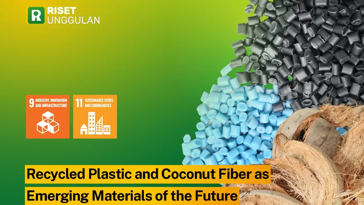 Plastik Bekas dan Sabut Kelapa Diolah Peneliti USU-BRIN dan KNU Jadi Material Masa Depan