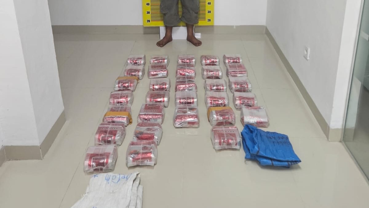 Polda Sumut Gagalkan Penyelundupan 30 Kg Sabu Jaringan Internasional di Perairan Asahan