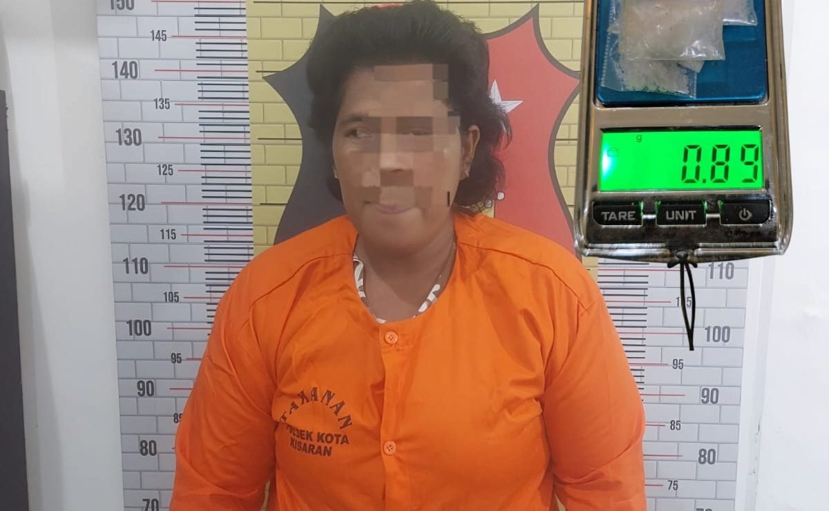 Jalankan Perdagangan Sabu, Ibu Rumah Tangga Ditangkap Polres Asahan