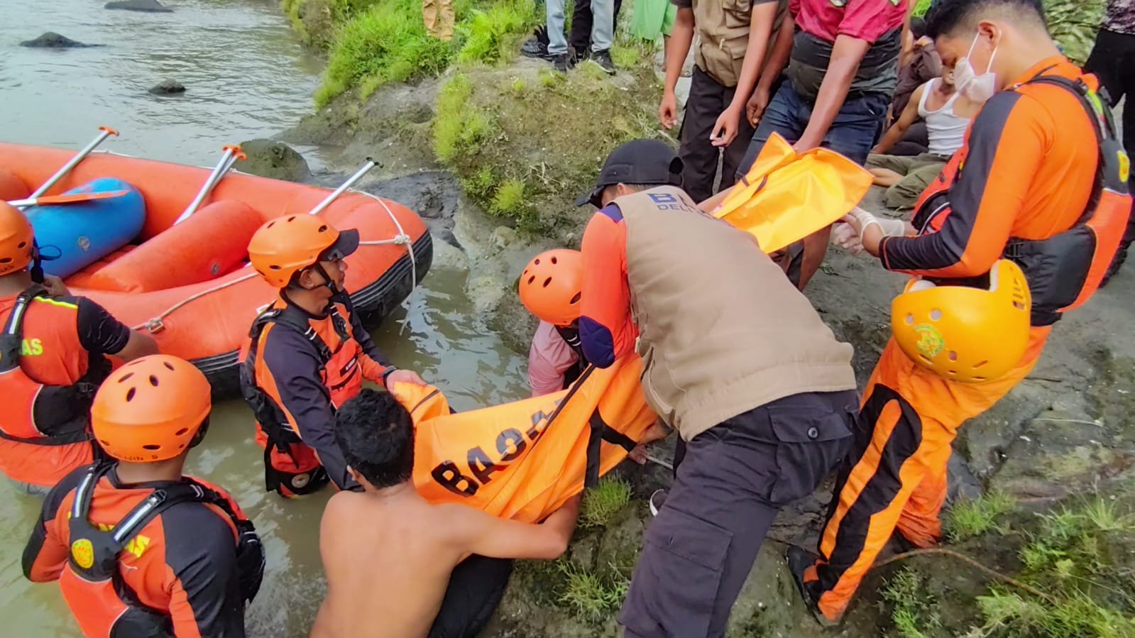 Tim SAR Gabungan Temukan Bocah Perempuan 8 Tahun yang Tenggelam di Sungai Kabero
