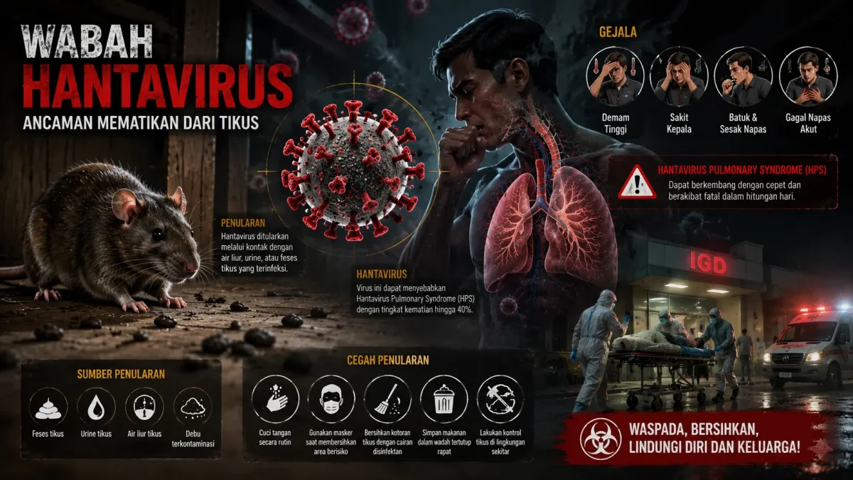 Apa Itu Wabah Hantavirus? Ini Gejala dan Cara Penularannya
