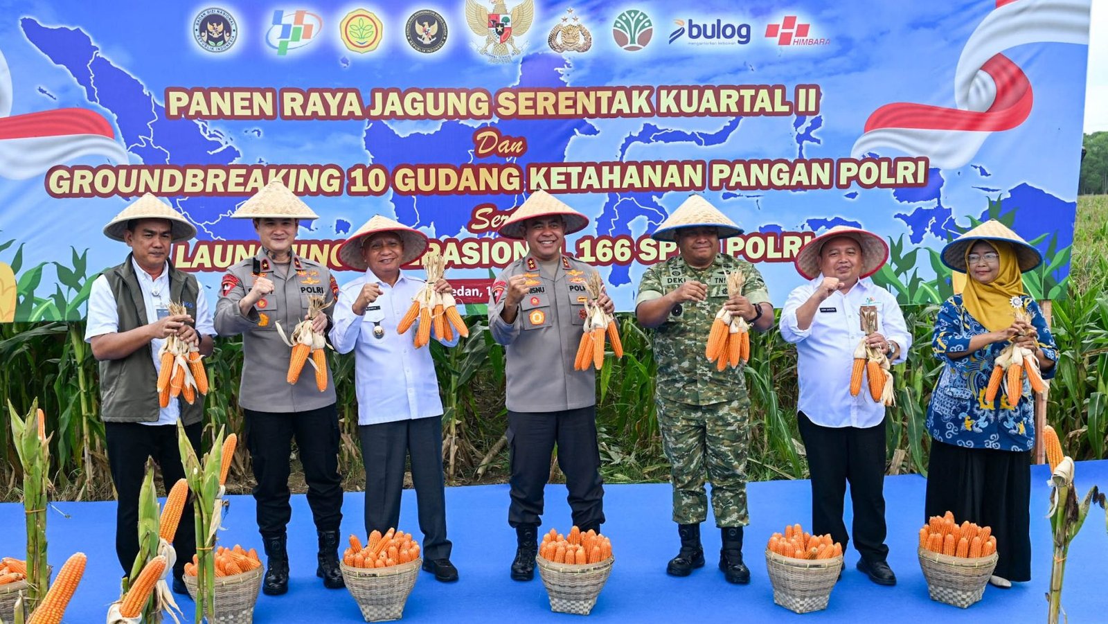Wagub Surya Hadiri Panen Raya Jagung, Presiden Tekankan Pentingnya Swasembada Pangan