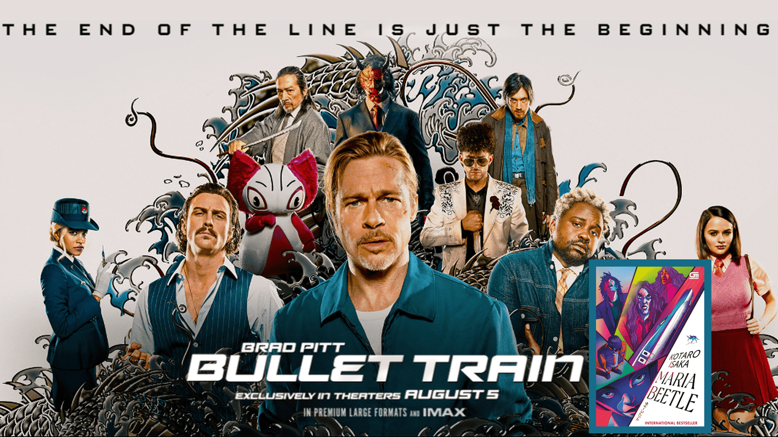 Sinopsis Film Bullet Train: Aksi Pembunuh Bayaran di Sebuah Kereta Cepat Tayang di Bioskop Trans TV