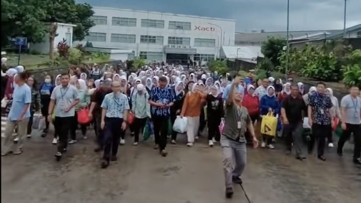 Terdampak Pelemahan Rupiah, Pabrik Elektronik 'Sanyo' di Jawa Barat PHK 350 Karyawan