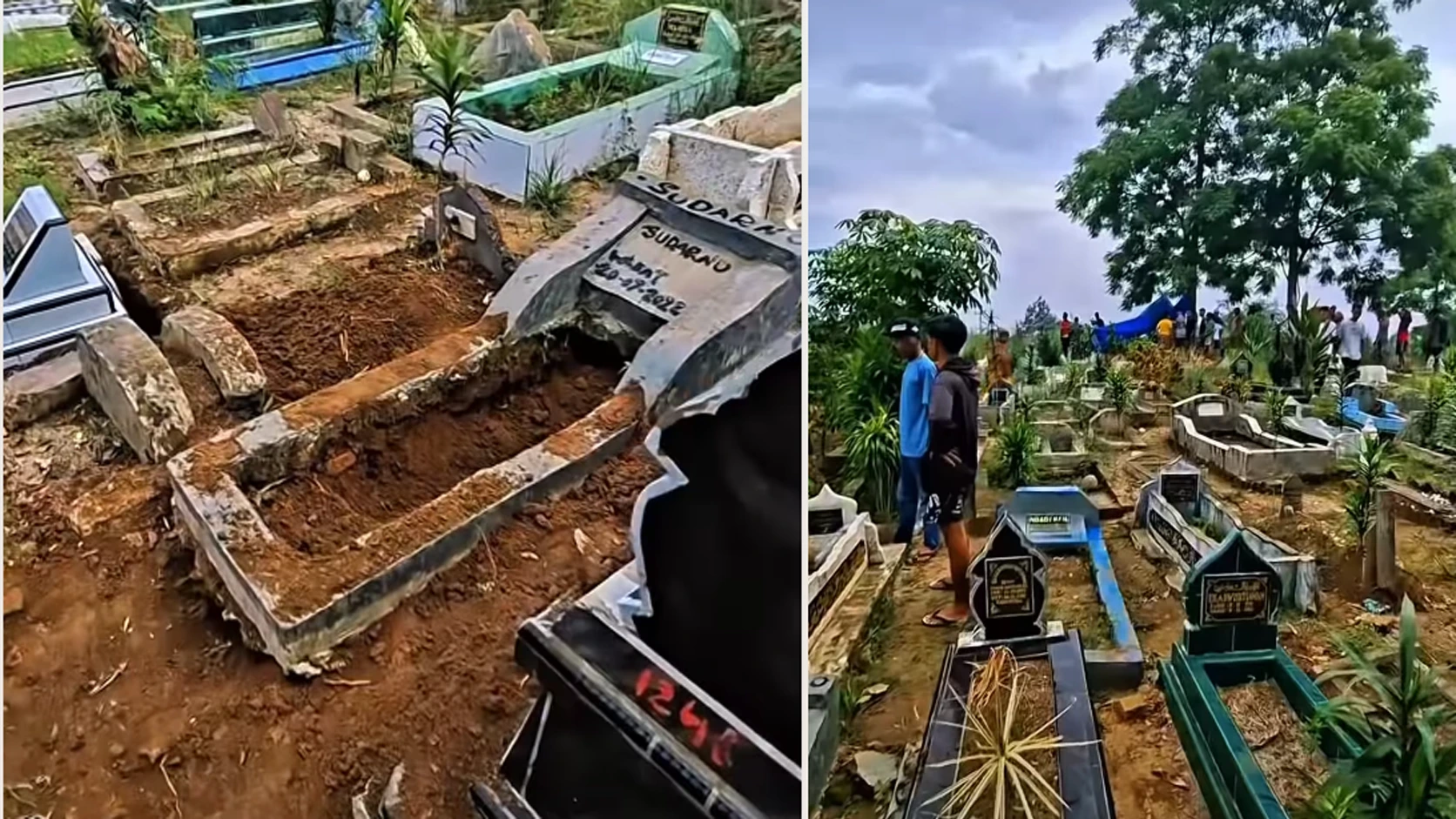 Heboh Makam di Simalungun Dibongkar OTK, Warga Geger Temukan Liang Lahat Terbuka