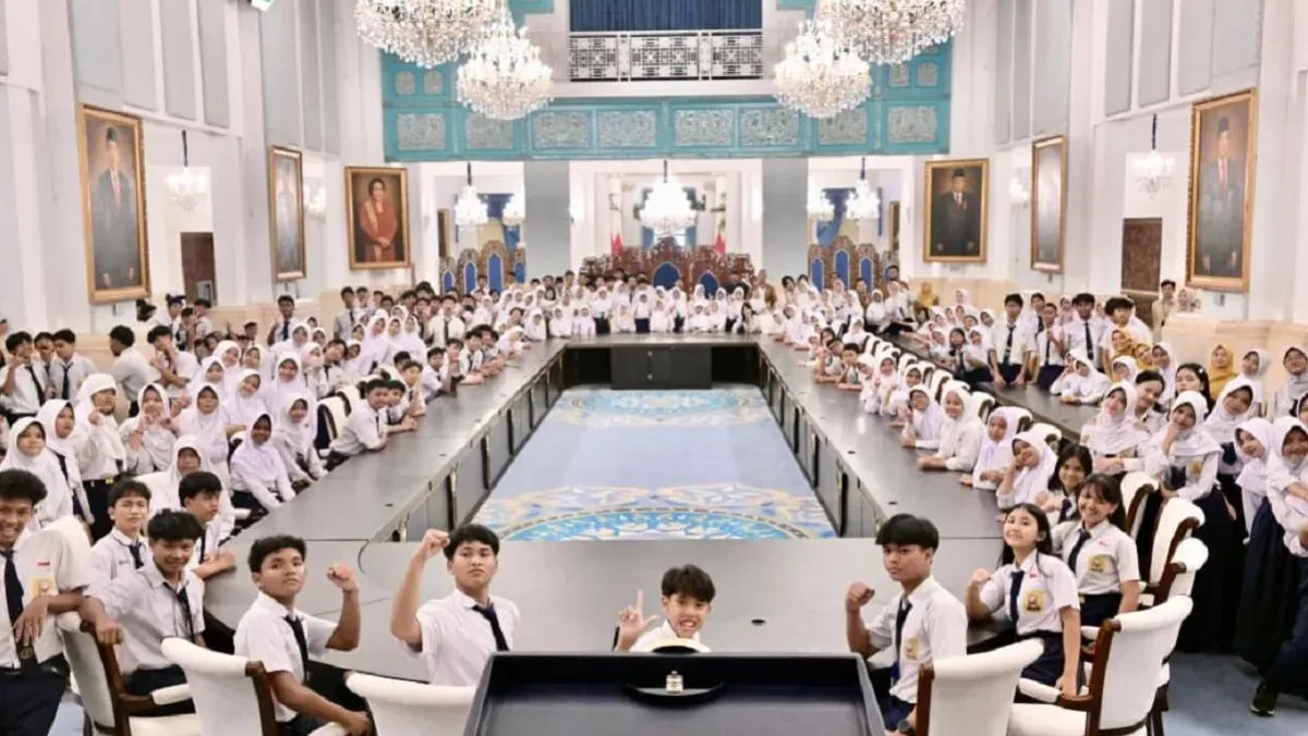 Pelajar Hingga Mahasiswa Belajar Sistem Pemerintahan di Istana Kepresidenan