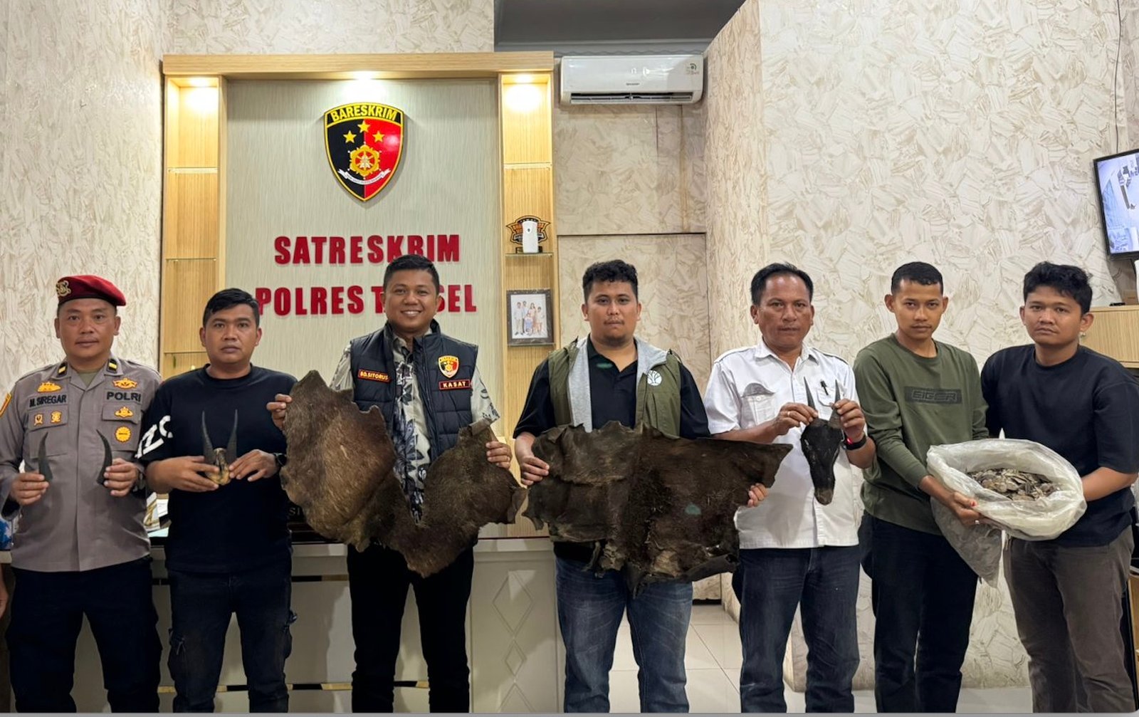 Perdagangan Bagian Tubuh Satwa Dilindungi Digagalkan di Sipirok