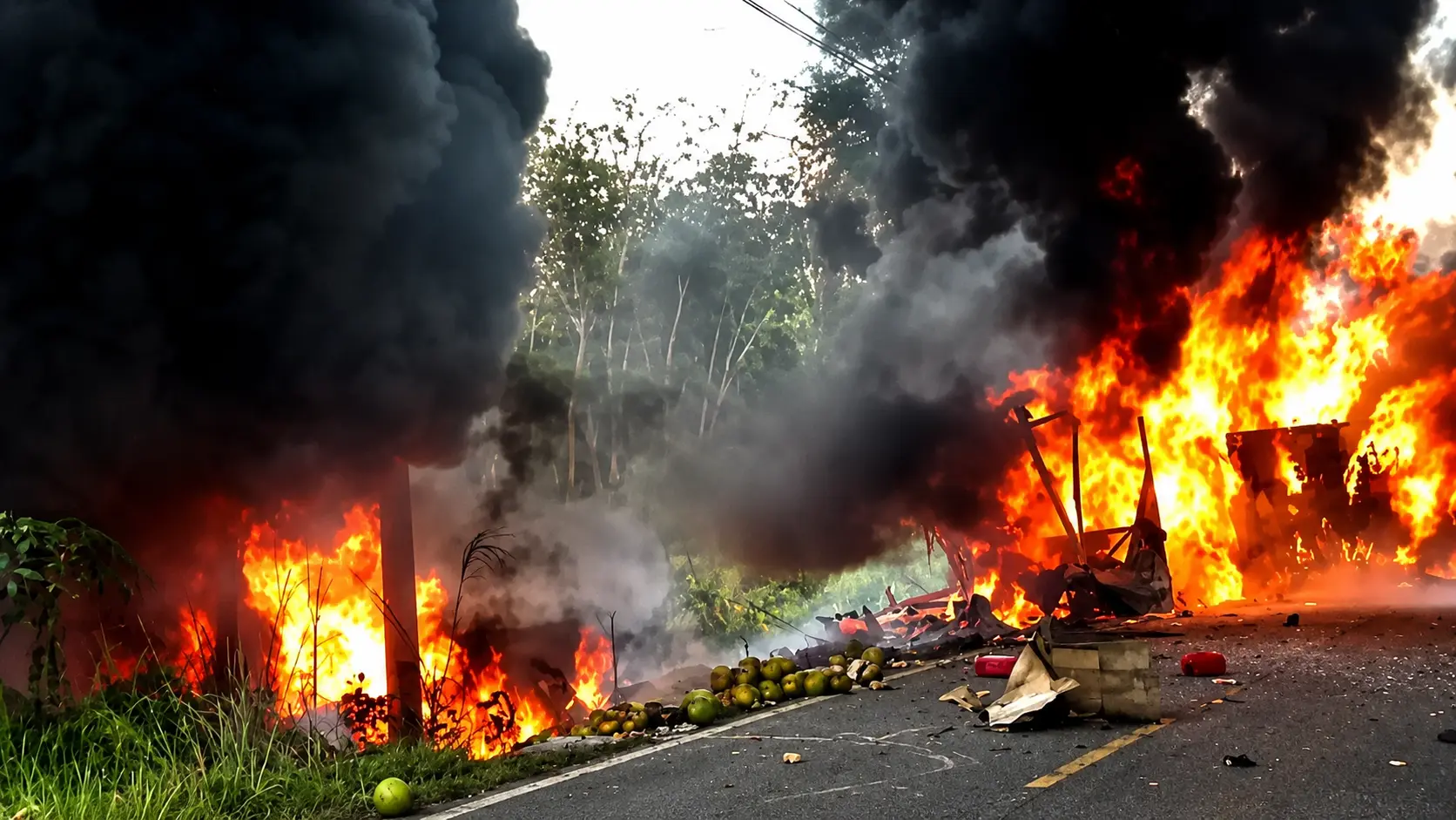 UPDATE Kecelakaan Bus ALS di Muratara: 4 Korban Selamat Dirawat, 3 Luka Bakar Serius