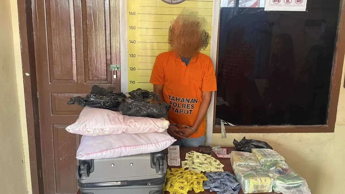 2 Kurir Sabu Ditangkap di Bandara Silangit, Polisi Sita Lebih dari 8 Kg Narkotika Tujuan Kalimantan