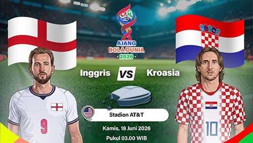 Prediksi Skor Inggris vs Kroasia di Piala Dunia 2026: The Three Lions Harus Kerja Keras