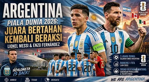 Prediksi Argentina vs Aljazair: Kabar Skuad Terbaru dan Lineup La Albiceleste