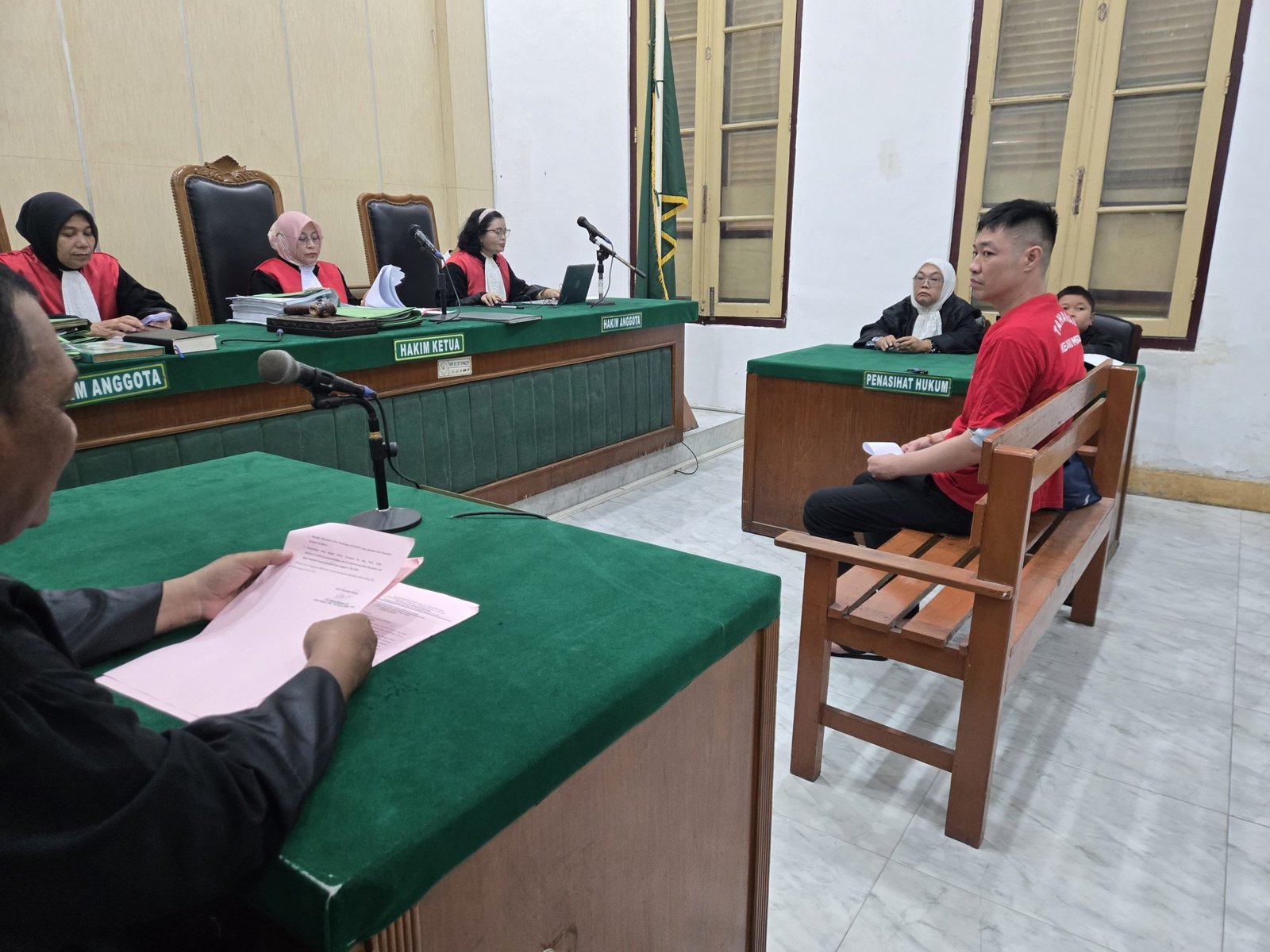 David Chandra Soroti CCTV Tak Diputar dalam Sidang Kasus Kematian Guru Zumba Medan