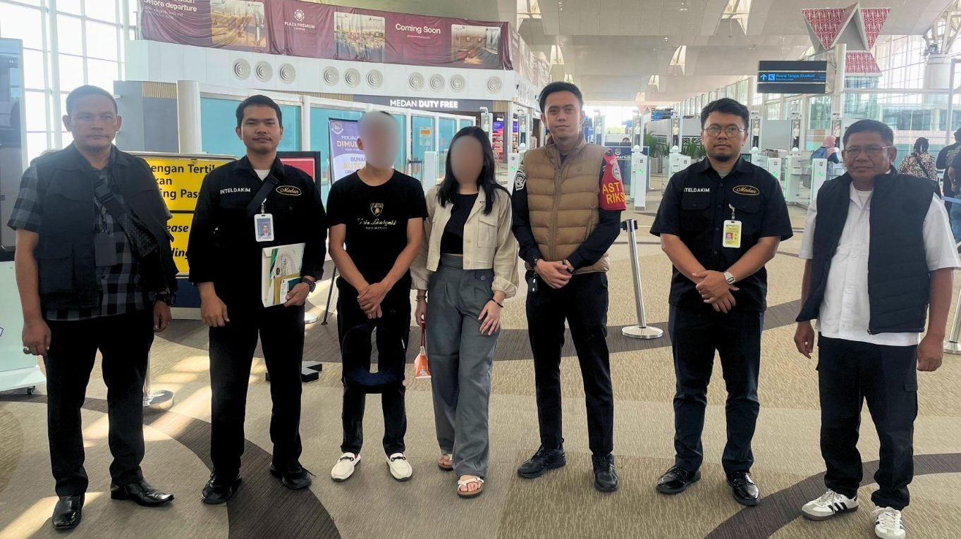 Gunakan Tiket Palsu, Pria WN Tiongkok Dideportasi Imigrasi Medan