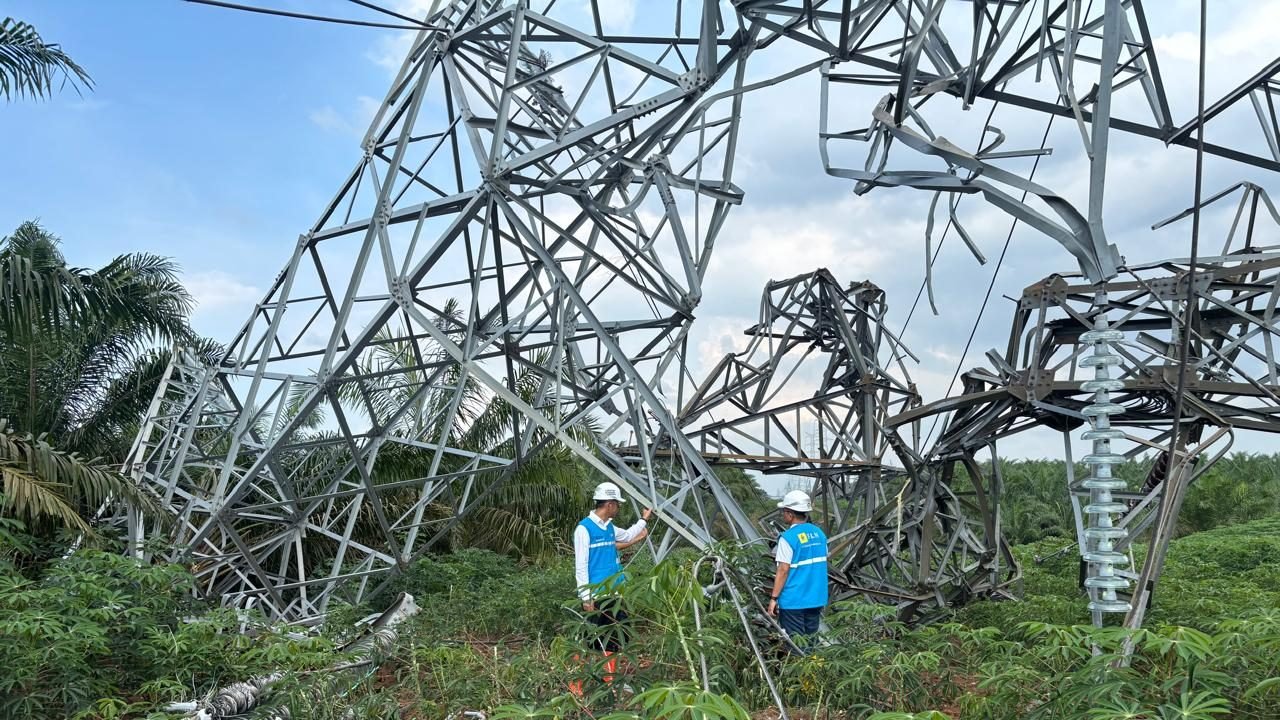 PLN Datangkan 4 Tower Emergency, Percepat Pemulihan Sistem Kelistrikan Sumut