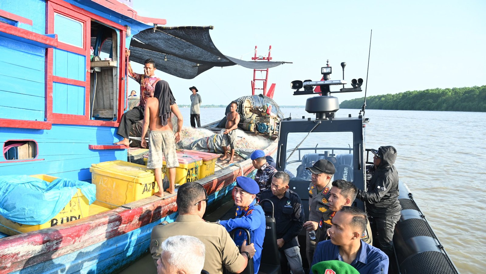 Patroli Laut Gabungan Pemprov Sumut-Pemko Tanjungbalai Ungkap Kasus Narkoba