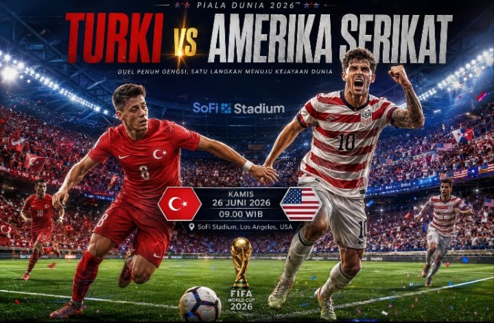 Prediksi Skor Turki Vs Amerika Serikat di Piala Dunia 2026: Tuan Rumah Siap Antarkan Tamu Pulang ke Kampung Halamannya